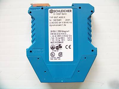 Schleicher #stn-4053K protective gate monitor (n 5/5/43