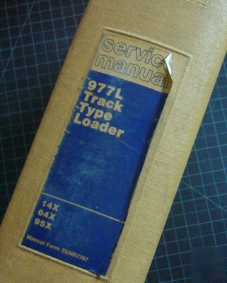 Cat caterpillar 977L loader service manual shop repair
