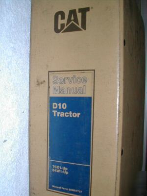 Caterpillar D10 tractor dozer service repair manual cat