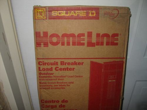 200AMPS square-d circuit breaker load center-outdoor