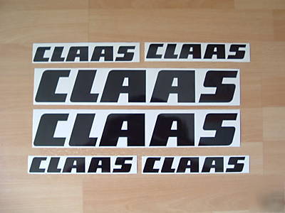 Claas stickers decals set tractor combine harvester