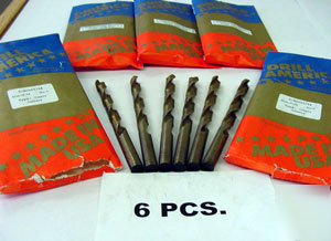 12 pcs. usa #57 cobalt jobber drills