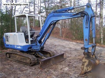 1998 nagano ns 35-2, 8,000 lb, mini excavator