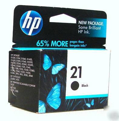 Hp ink cartridge 21 black *sealed* printer supplies