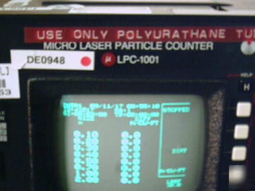 Micro laser particle counter lpc-1001 pms 