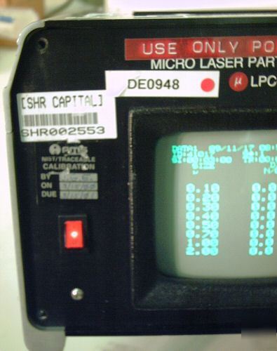 Micro laser particle counter lpc-1001 pms 