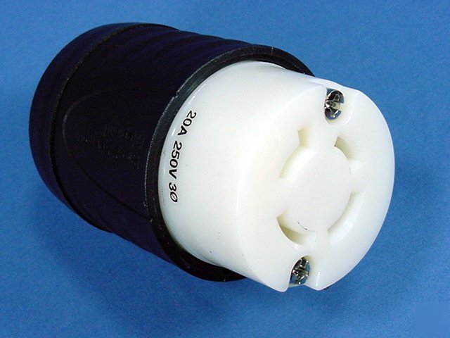 P&s L15-20 locking connector twist lock 20A 250V 3Ã¸