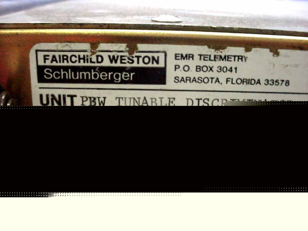 Emr 4142 - pbw tunable discriminator hz & khz