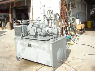 40 hp hydraulic power unit elec motor vickers parker 