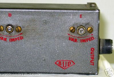 Bud radio variable low pass filter lf-601