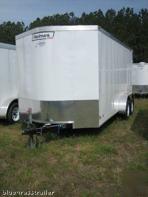 Haulmark 7X14 enclosed cargo trailer double drs (88170)