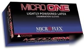 Microflex micro one lightly-powdered latex : mo-150-xs