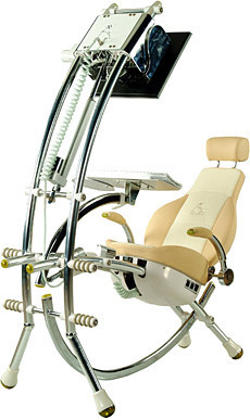 Nethrone ergonomic computer chair desk office leather