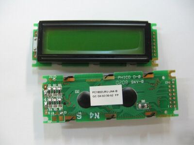 P/n PC1602LRU-JN4-b ; lcd display module , mfg: phico