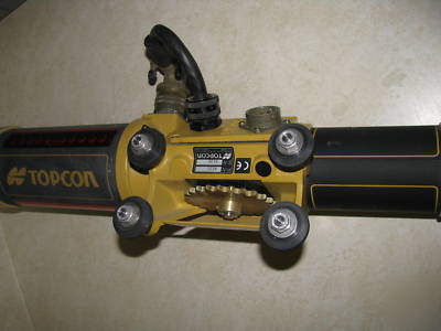 Topcon trackerjack w/laser receiver machine control 