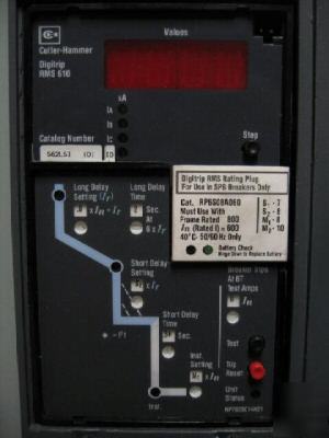 Westinghouse spb 50 SPB50 800 amp 800A a 600 amp trip