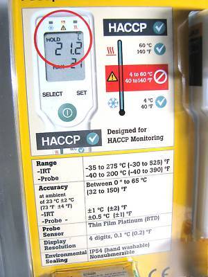  fluke infrared noncontact food pro plus thermometer 