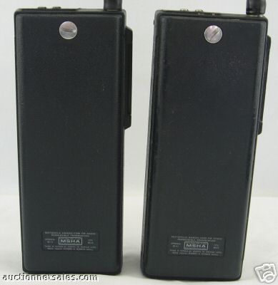 2 motorola handie-com fm radio permissible transceiver