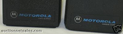 2 motorola handie-com fm radio permissible transceiver