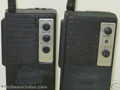 2 motorola handie-com fm radio permissible transceiver