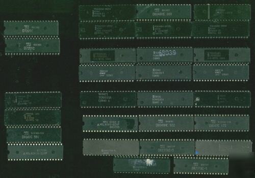 29 microcontroller lot: 8048,8039,8035,8049,8041,etc