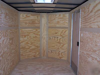 6X12 2-axle standard enclosed cargo motorcycle trailer