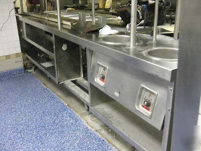 Custom chefs table/line/counter- 24' long