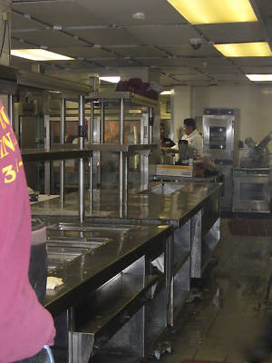 Custom chefs table/line/counter- 24' long