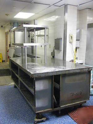 Custom chefs table/line/counter- 24' long