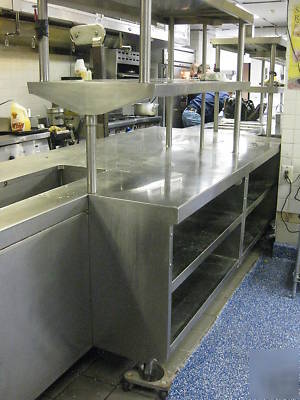 Custom chefs table/line/counter- 24' long