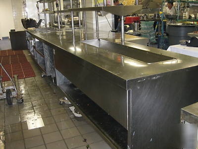 Custom chefs table/line/counter- 24' long