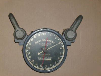 Dillon dynamometer 20,000 capacity j & l steel w/ case