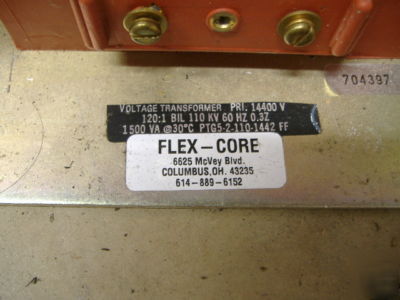 Flex core high voltage potential transformer PTG5-2-110