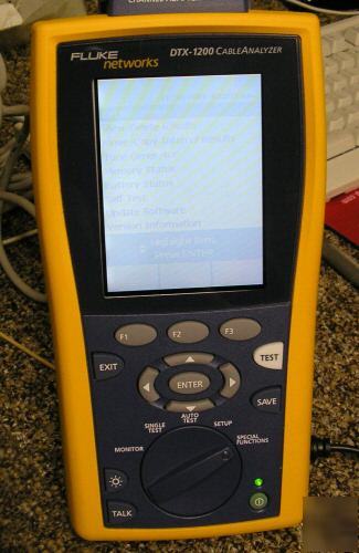 Fluke networks dtx-1200 cable analyzer