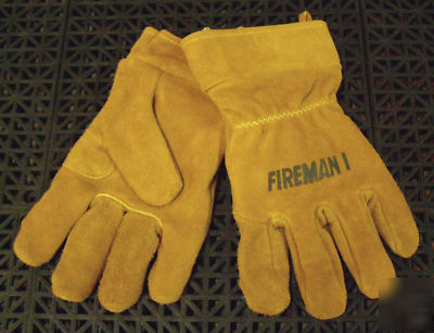 Glove corp fireman 1 firefighting gloves gauntlet 2X