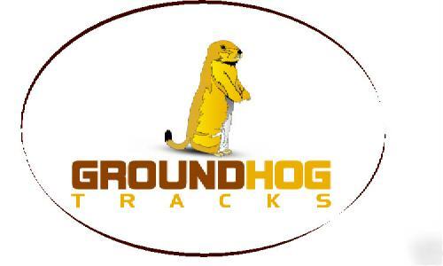 New brand heavy duty groundhog rubber track PC50UU-2