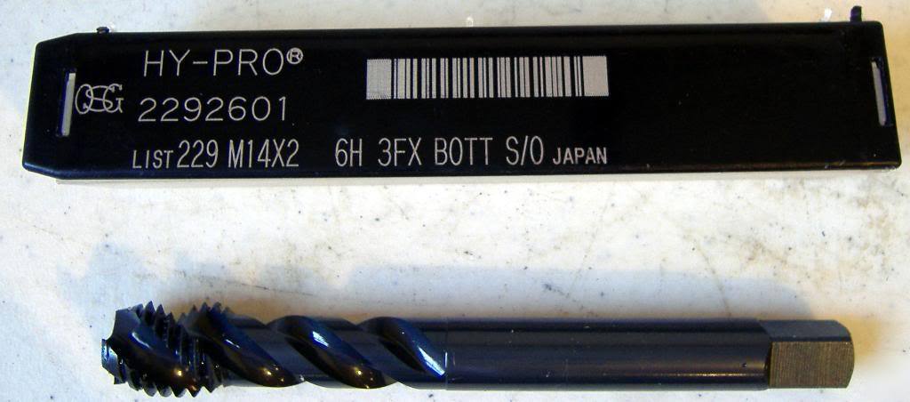 New osg 2292601 spiral 3 flutes tap 6H hsse M14 milling