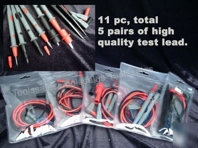 New style 5 pairs high quality test lead 