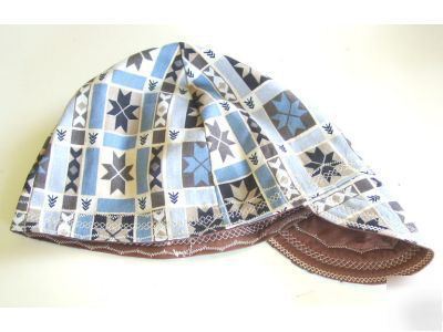 New tan southwestern print welding hat 7 1/2