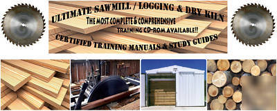 Sawmill / logging / dry kiln training course cd 643 pgs