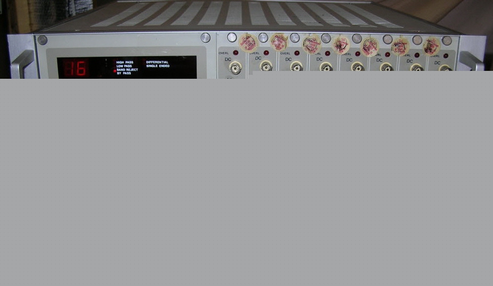 Sicos 16 channel filter mainframe system