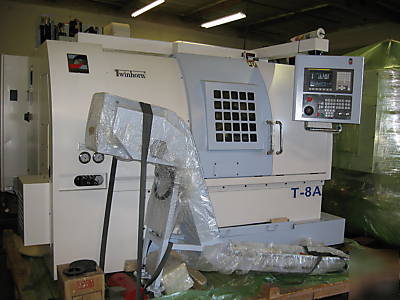 Twinhorn t-8A cnc lathe with fanuc oi-tc