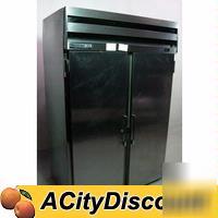 Used bev-air commercial s/s solid door reach in cooler