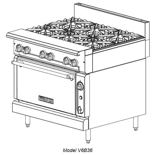 Vulcan V6B36S range, 36