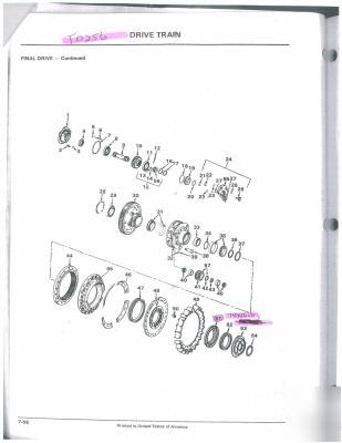 I.h./dresser drive train seal kit 741856C91 