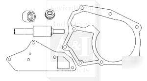 John deere JD540, 329 power unit,JD570 water pump kit