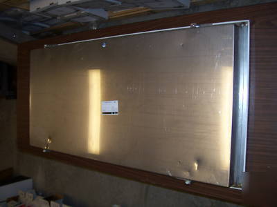 Kenall stainless steel flourescent 2'X4' fixtures