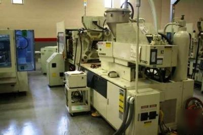 180 ton, 10.7 oz. sumitomo injection molding machine'95