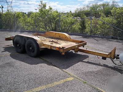 Butler LT712 t/a 3.5 ton 13' tilt bed tagalong trailer
