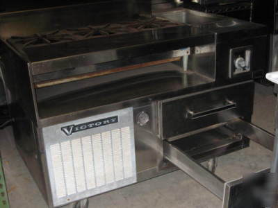 Custom 3 burner electric steam prep table victory